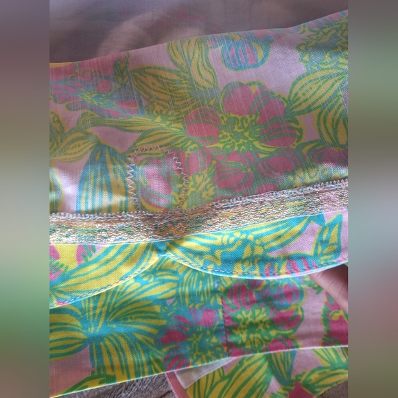 Vintage Lily Pulitzer Skirt with Scalloped Hem - Picture 4 of 8